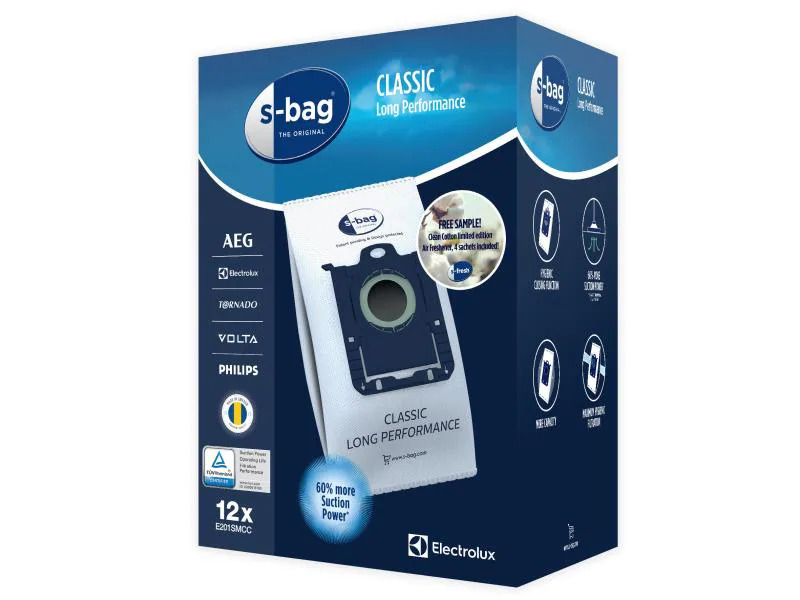 Electrolux Staubbehälter s-bag E201SM 12 Stück