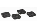Colibri Topfuntersetzer 4er Set Schwarz