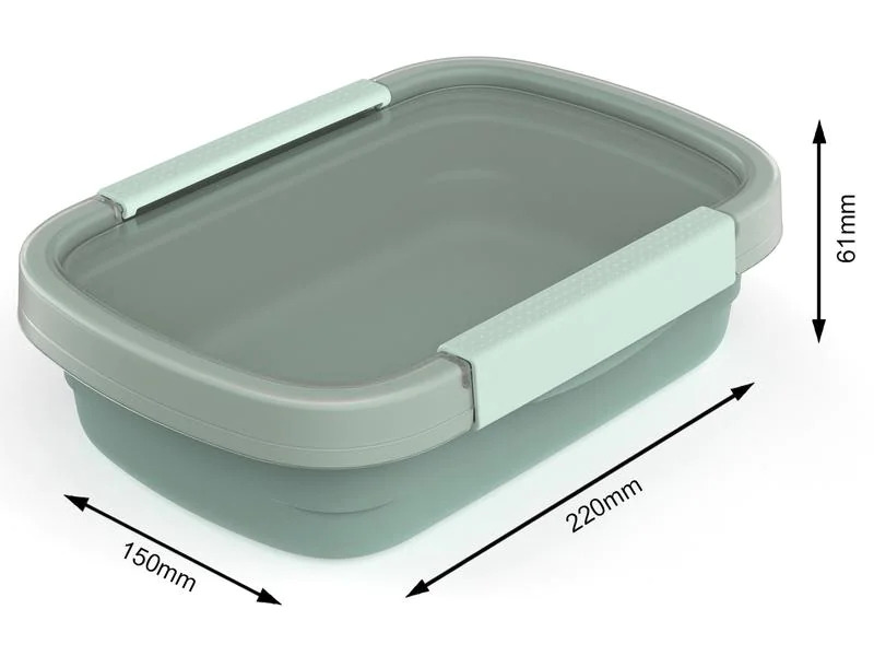 Rotho Vorratsbehälter Eco 0.8 l, Grün
