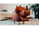 zoosy Hocker Dino Bolle Braun