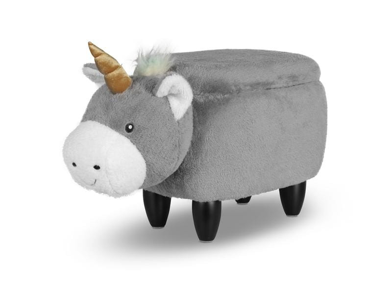 zoosy Hocker Einhorn Enea Grau