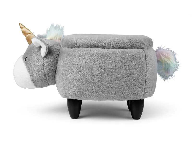 zoosy Hocker Einhorn Enea Grau