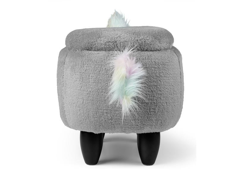 zoosy Hocker Einhorn Enea Grau