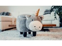 zoosy Hocker Einhorn Enea Grau