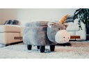 zoosy Hocker Einhorn Enea Grau