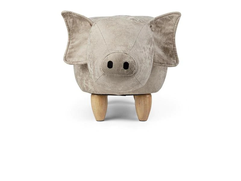 zoosy Hocker Schwein Ernie Grau