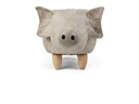 zoosy Hocker Schwein Ernie Grau