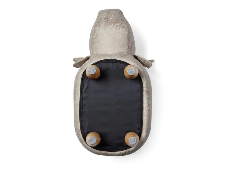zoosy Hocker Schwein Ernie Grau