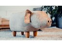 zoosy Hocker Schwein Ernie Grau