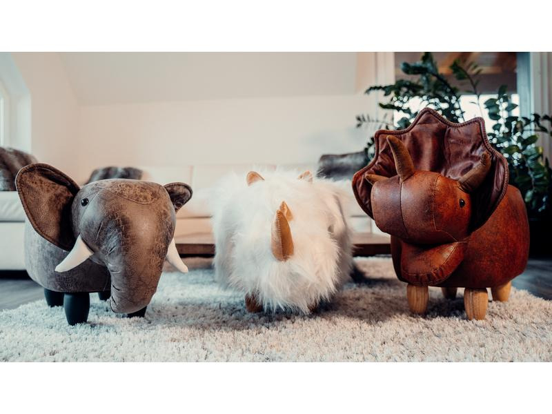 zoosy Kinderhocker Elephant Thabo Braun