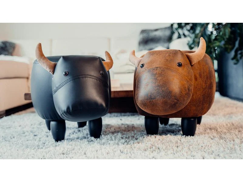 zoosy Kinderhocker Kuh Bruna Braun