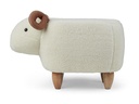 zoosy Kinderhocker Schaf Berta Weiss