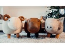 zoosy Kinderhocker Schaf Berta Weiss