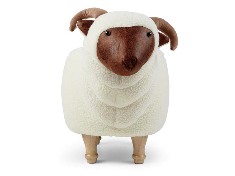 zoosy Kinderhocker Ziege Helga Weiss
