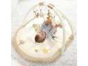 fehn Krabbeldecke mit Spielbogen Bär Rainbow