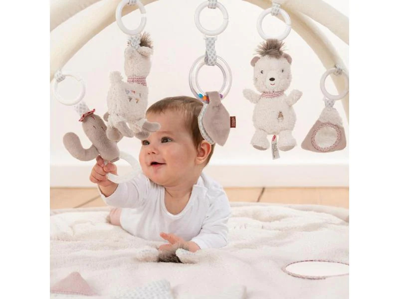 fehn Krabbeldecke mit Spielbogen Lama Peru