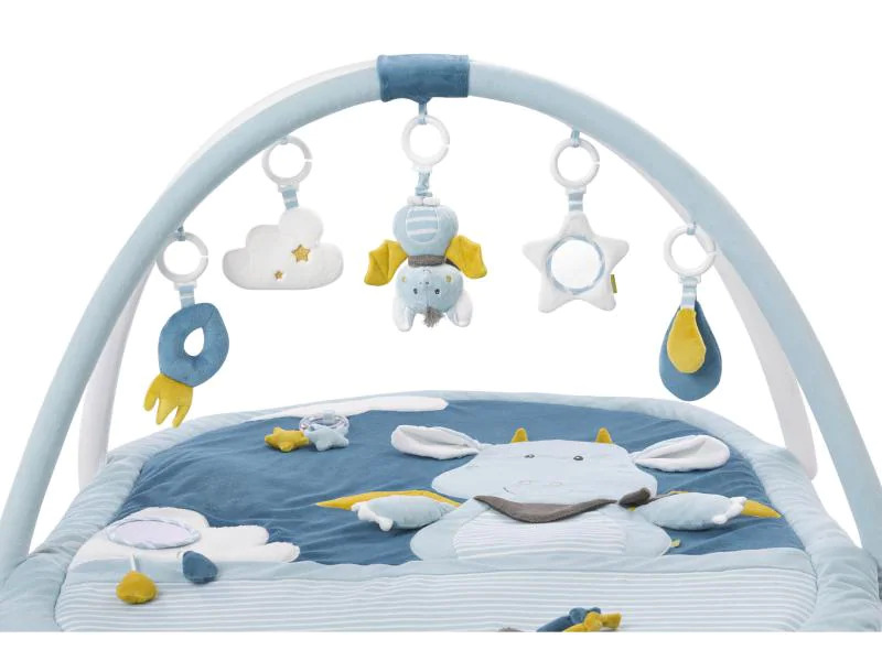fehn Krabbeldecke mit Spielbogen Little Castle