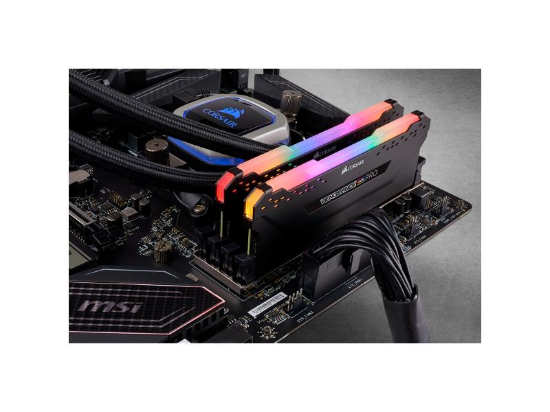 Corsair DDR4-RAM Vengeance RGB PRO Black 3600 MHz 2x 16 GB