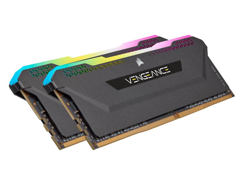 Corsair DDR4-RAM Vengeance RGB PRO SL Black 3200 MHz 2x 16 GB