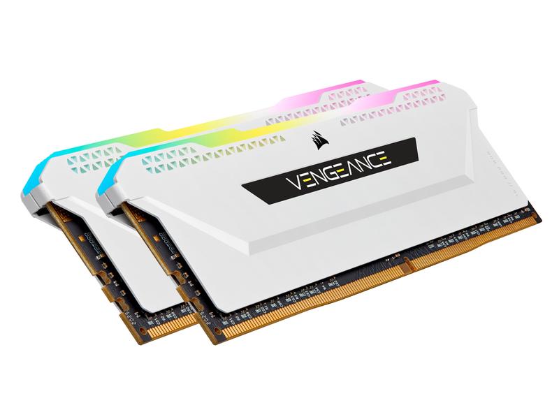 Corsair DDR4-RAM Vengeance RGB PRO SL White 3200 MHz 2x 16 GB