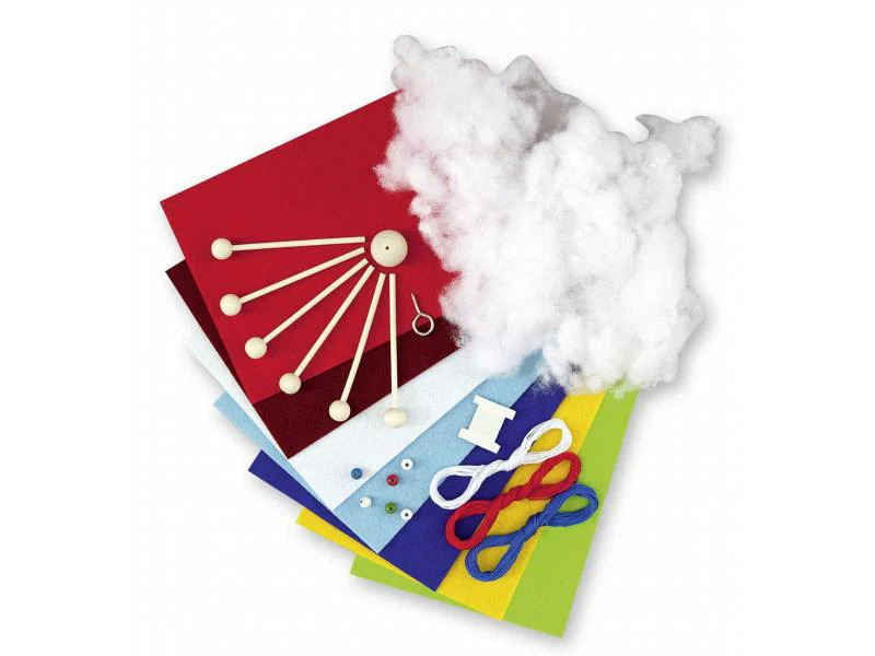 Folia Mobile Eulen, Blau/Rot/Grün/Gelb