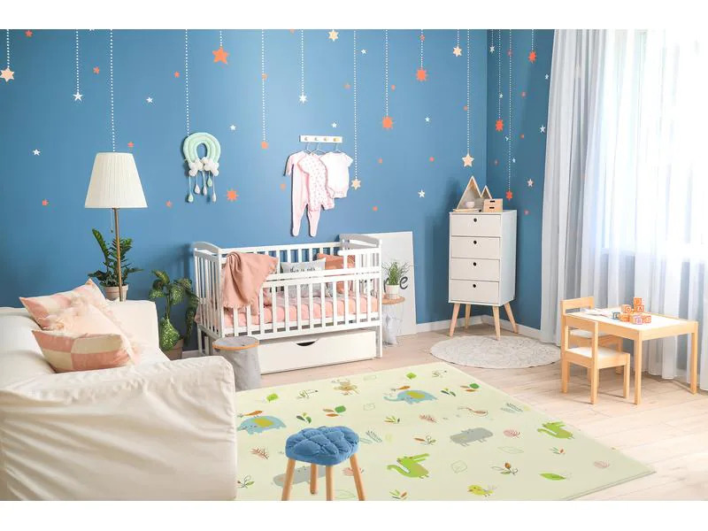 BABY CARE Spielmatte Jungle Friends 185 x 125 cm