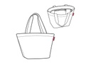 Reisenthel Tasche Shopper M Dots Schwarz/Mehrfarbig