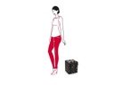 Reisenthel Flaschentasche Bottlebag dots Schwarz