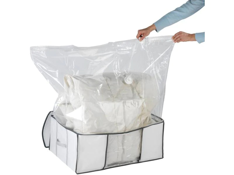 Wenko Vakuum-Tasche Soft Box L 50 cm x 65 cm, 1 Stück