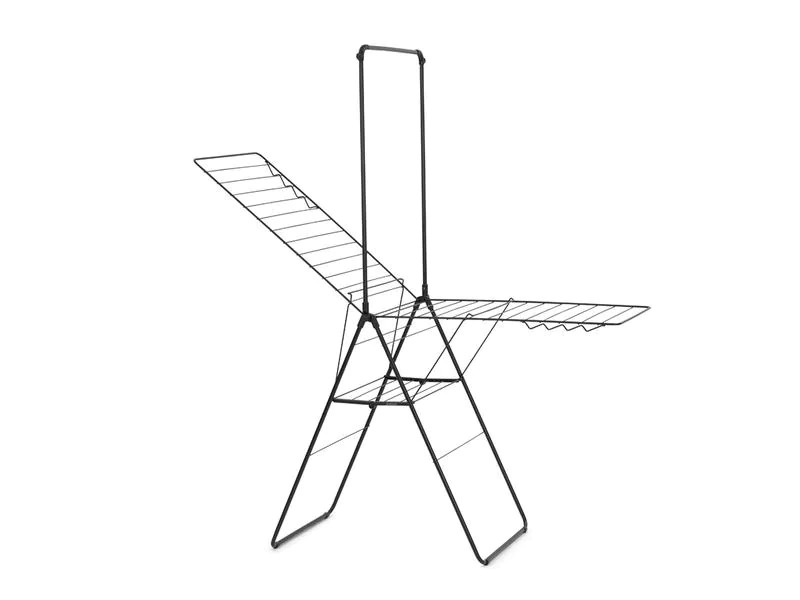 Brabantia Standtrockner HangOn mit Stange 25 m, Schwarz