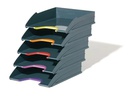 DURABLE Ablagekorb Varicolor Tray Set Anthrazit/Mehrfarbig