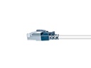 Wirewin Patchkabel Securelock Cat 6A, S/FTP, 0.3 m, Grau