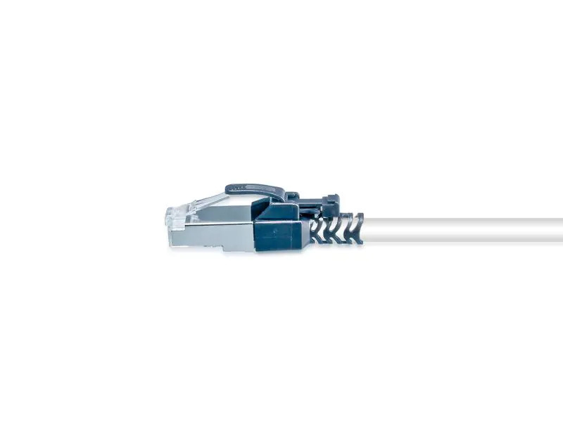 Wirewin Patchkabel Securelock Cat 6A, S/FTP, 1 m, Grau
