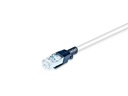 Wirewin Patchkabel Securelock Cat 6A, S/FTP, 5 m, Grau