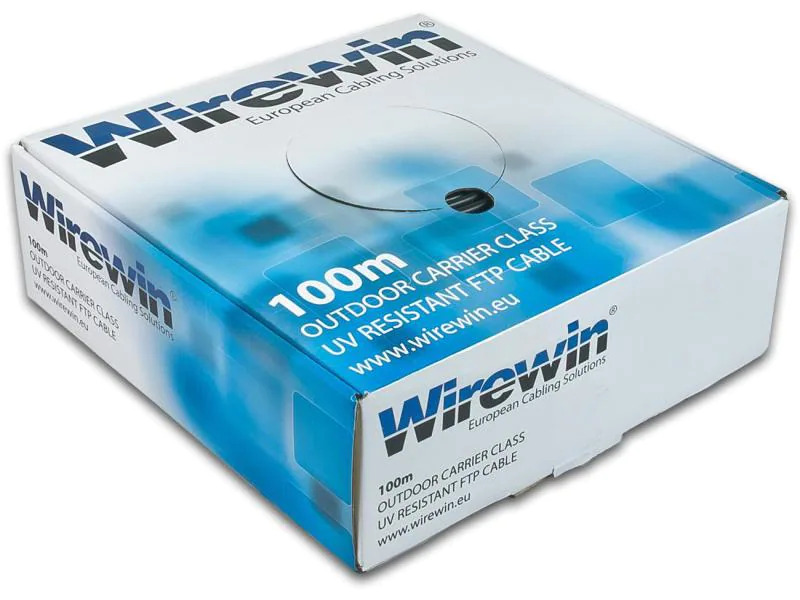 Wirewin Rangierkabel VKBOX OUTDOOR 100.0 Cat 5e, FTP, 100 m, Schwarz