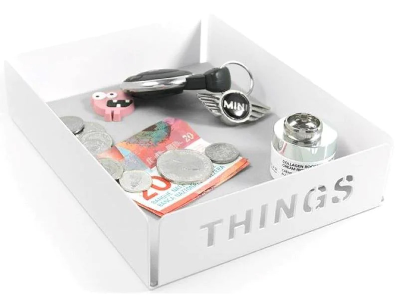 Trendform Ablagekorb THINGS Weiss, 1 Stück