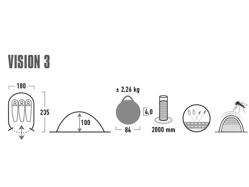 High Peak Pop-Up-Zelt Vision 3