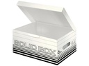 Leitz Archivschachtel Solid Box S Klappdeckel, 10 Stück, Schwarz