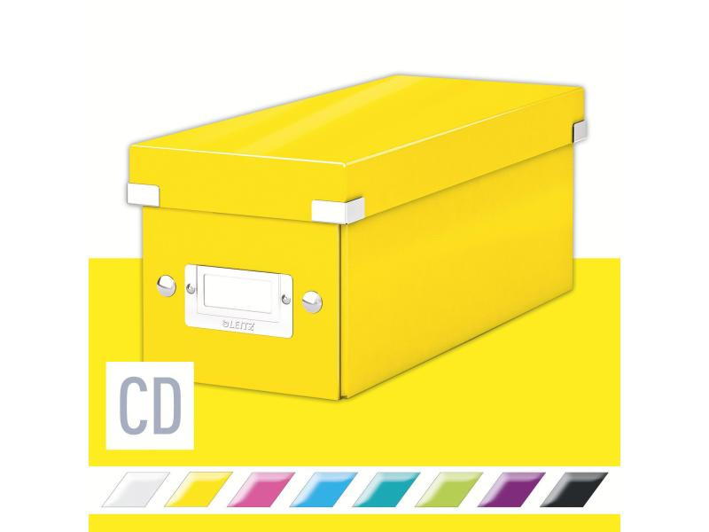 Leitz Aufbewahrungsbox Click &amp; Store WOW CD Gelb