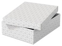 Leitz Aufbewahrungsbox Esselte Home M flach Mittel, 3 Stück, Grau