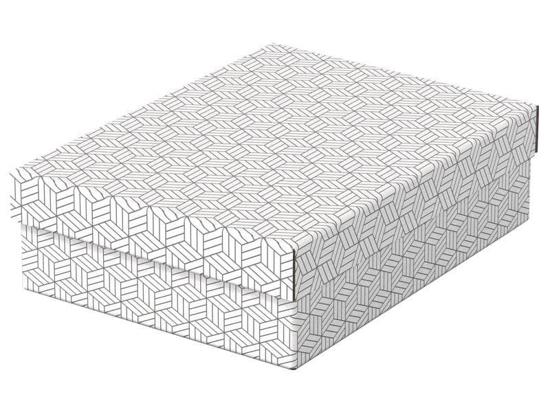 Leitz Aufbewahrungsbox Esselte Home M flach Mittel, 3 Stück, Grau