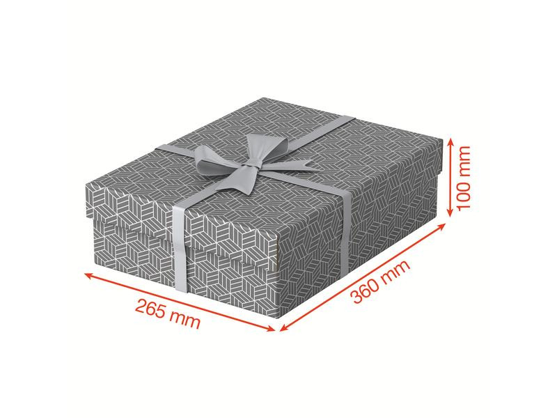 Leitz Aufbewahrungsbox Esselte Home M flach Mittel, 3 Stück, Weiss