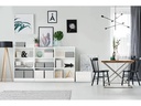 Leitz Aufbewahrungsbox Esselte Home M flach Mittel, 3 Stück, Weiss