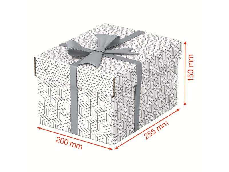 Leitz Aufbewahrungsbox Esselte Home S Klein, 3 Stück, Grau