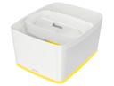 Leitz Aufbewahrungsbox MyBox WOW Gross, Gelb; Weiss, Deckel