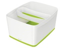 Leitz Aufbewahrungsbox MyBox WOW Gross, Grün; Weiss, Deckel