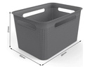 Rotho Aufbewahrungsbox Brisen Anthrazit