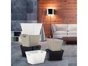 Rotho Aufbewahrungsbox Living Box 24 l, Anthrazit