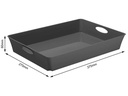 Rotho Aufbewahrungsbox Living Box C4 / 4.5 l Anthrazit