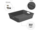 Rotho Aufbewahrungsbox Living Box C5 / 2.5 l Anthrazit